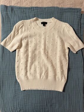 Ann Taylor polka dot sweater NWOT